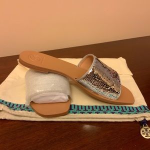 Tory Burch Sequined Slides